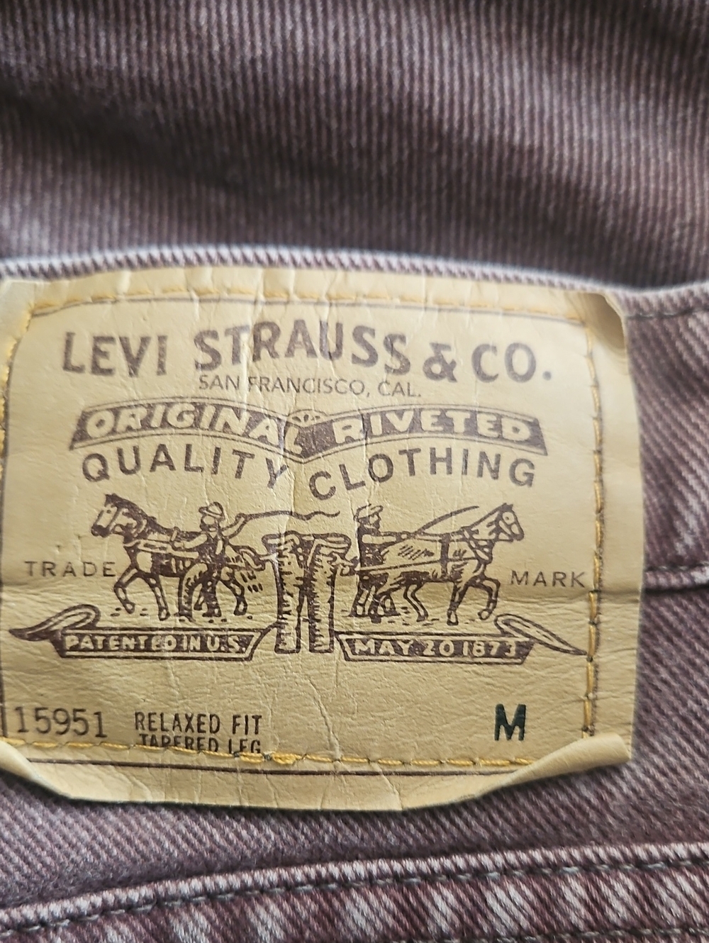 Levi's Women's Boyfriend Jeans In Brown - Picture 5 of 5